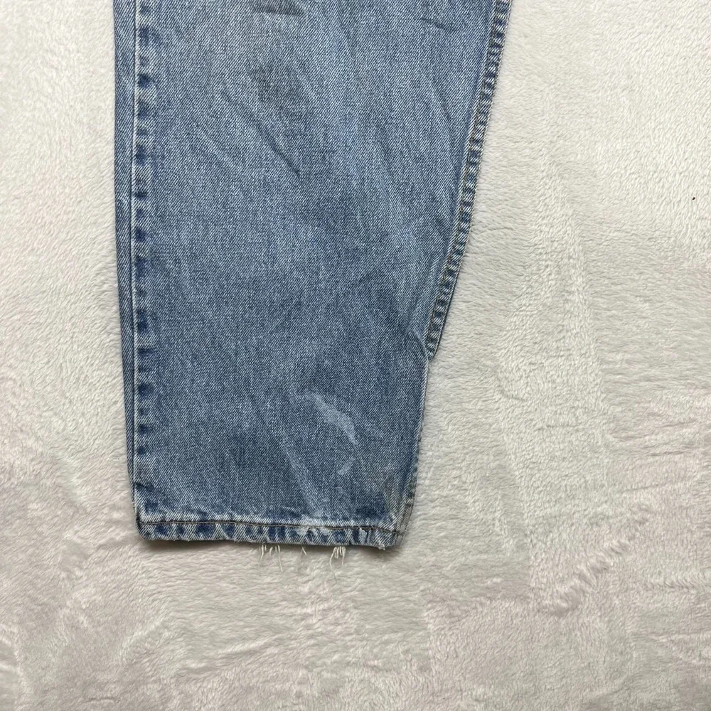 Vintage Levi's 550 Relaxed Fit Jeans Men's Blue Denim Straight Zip Fly - 34X33‎